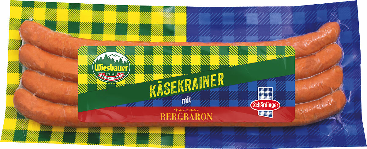 XL-Käsekrainer mit Schärdinger Bergbaron