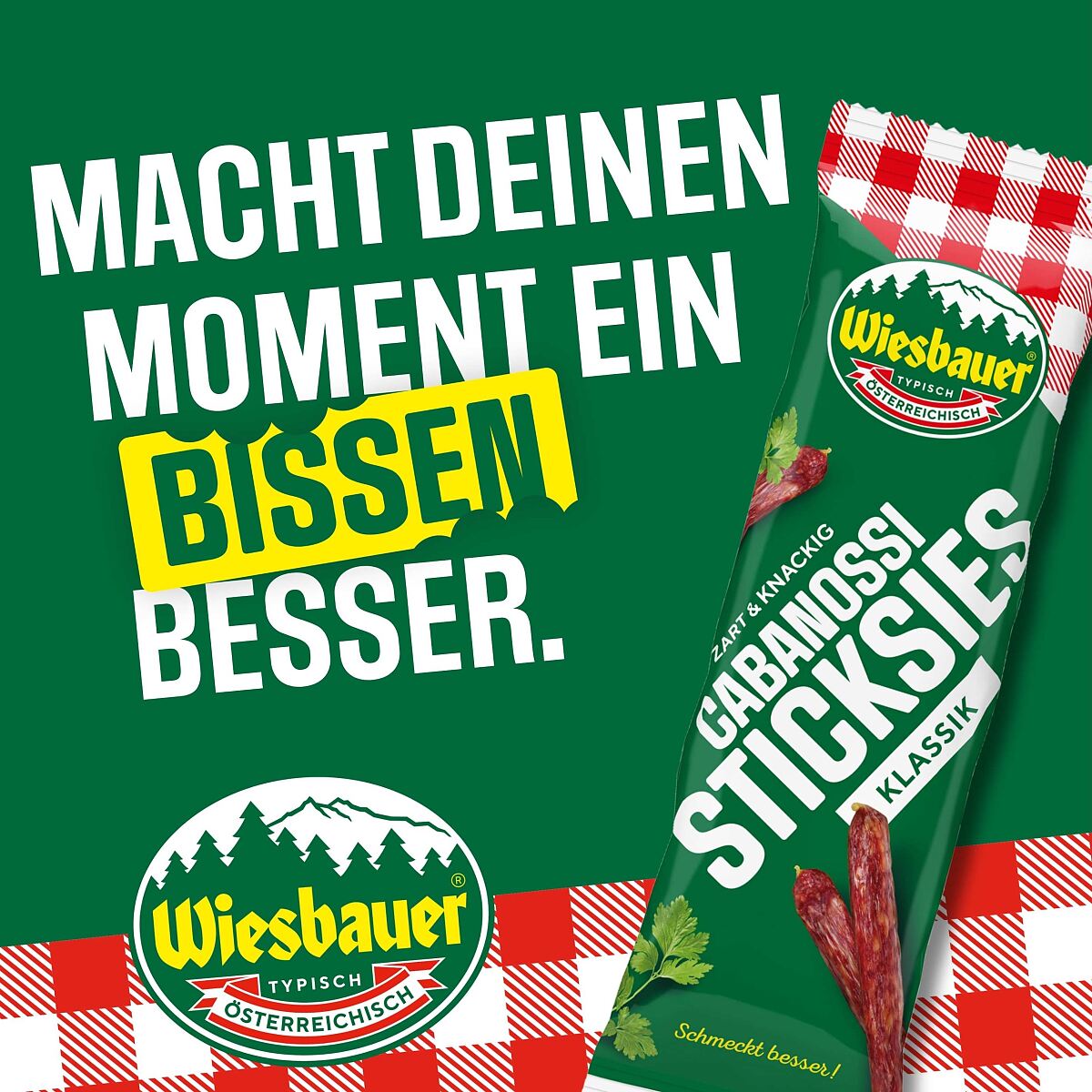 Macht deinen Moment ein Bissen Besser